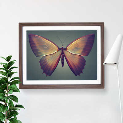 Compelling Butterfly - Framed Print
