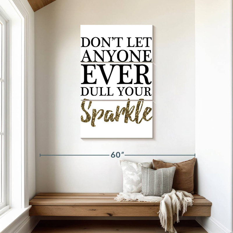 Tergel Your Sparkle, 45" H x 28" W
