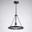 Luminaire suspendu en forme de roue de chariot 1 lumière-503358204