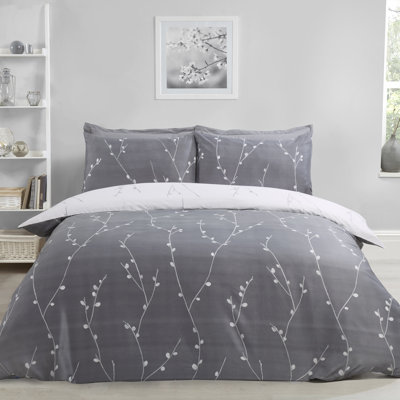 Carrazana Polyester Floral Duvet Cover Set with Pillowcases