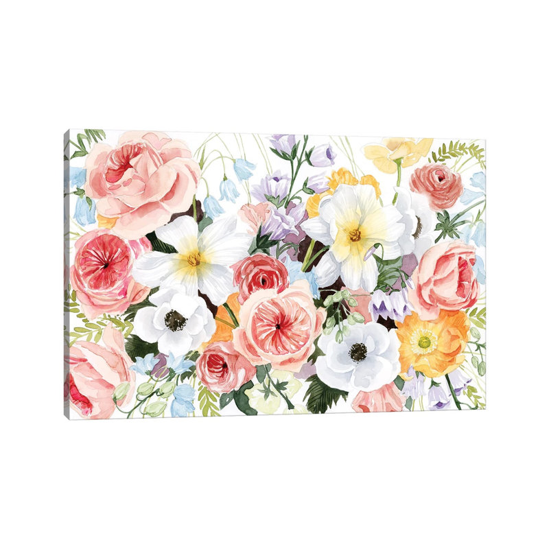 Wildflower Dreams III by Grace Popp - Wrapped Canvas Painting, 20.32 cm H x 30.48 cm W