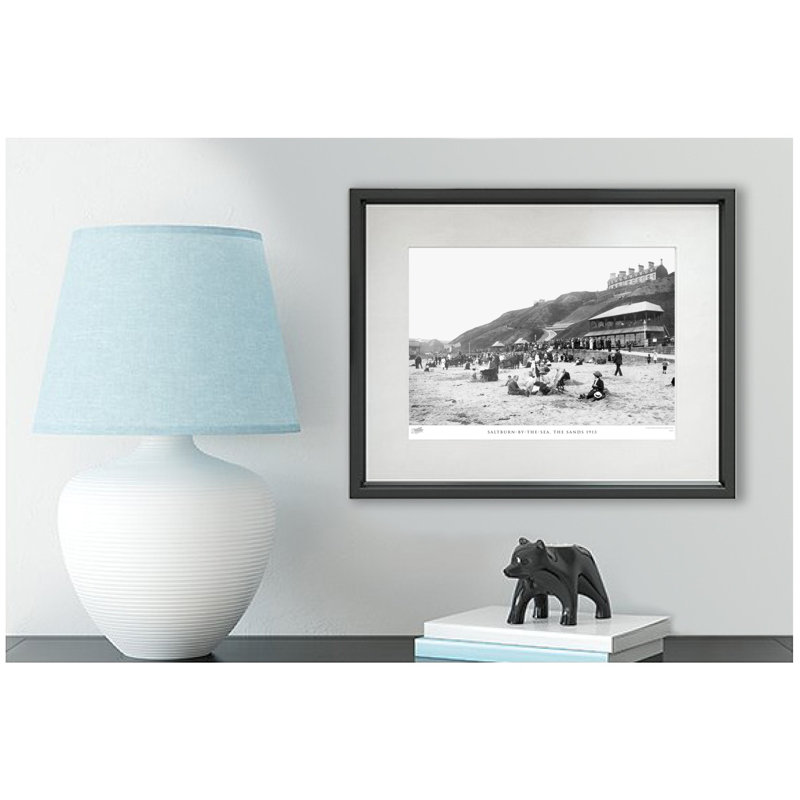 Saltburn By The Sea, The Sands 1913 - Single Picture Frame Print, 60cm H x 80cm W x 2.3cm D
