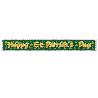 Bannière à franges Met Happy St Patrick