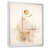 Cadre flottant blanc