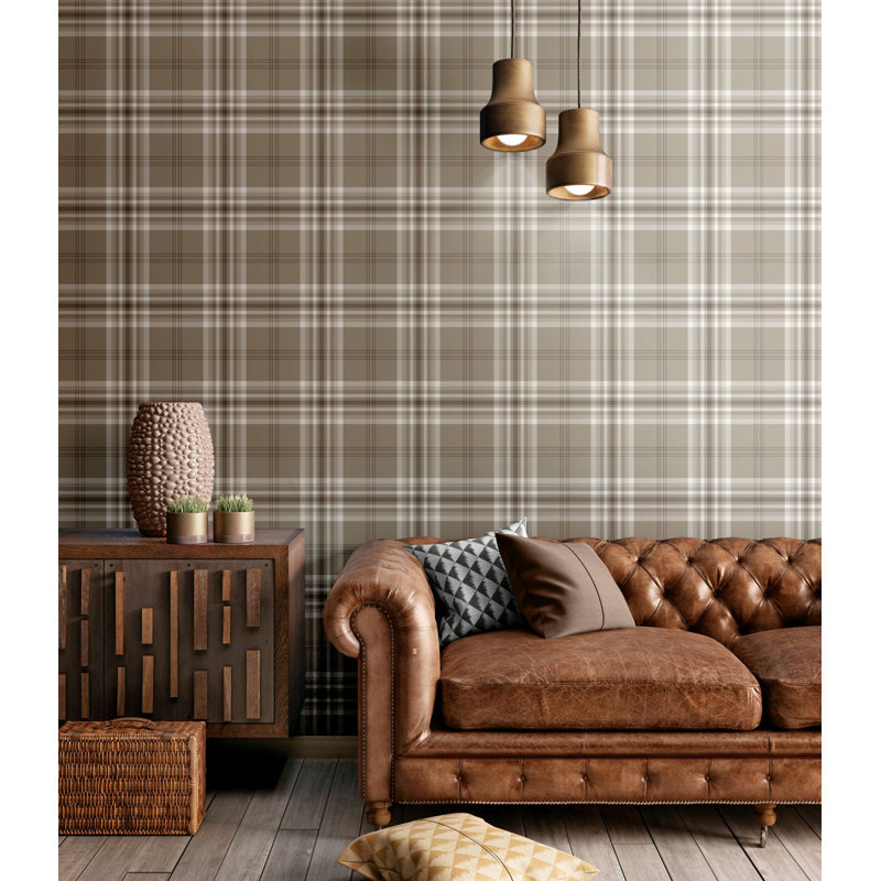 Kelso 10.05m x 53cm Matte Wallpaper Roll, Natural