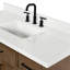 Ensemble de meuble-lavabo simple en bois massif 48 po avec lavabo en quartz Carrara de 1,5 po Tidworth-758939502-761863593