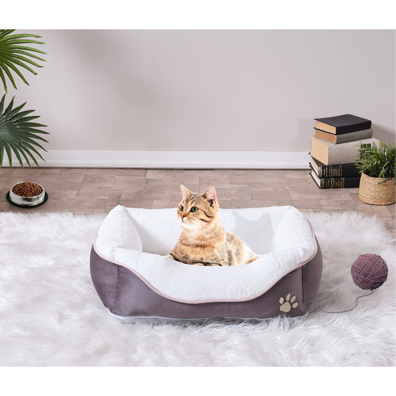 Extra Large Foam Resting Pad For Cats, 31''X41'', Anthracite, Modern Style Cat Comfort Mat,