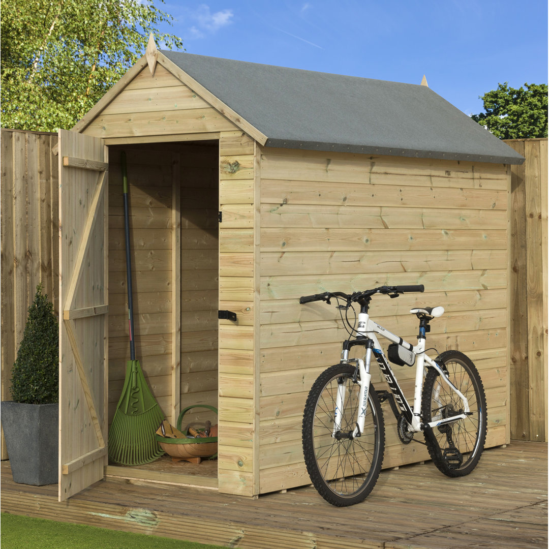 Premier Apex 4 Ft. W x 9 Ft. D Shiplap Wooden Shed