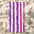 Rayures grises, mauves et roses
