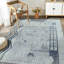 Tapis transitionnel contemporain en laine noué à la main Marichen