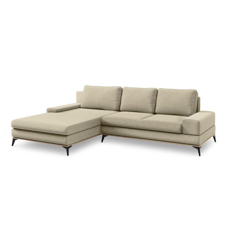 Cuiksa 5 Seater Sofa Bed, Beige, Left Hand Facing