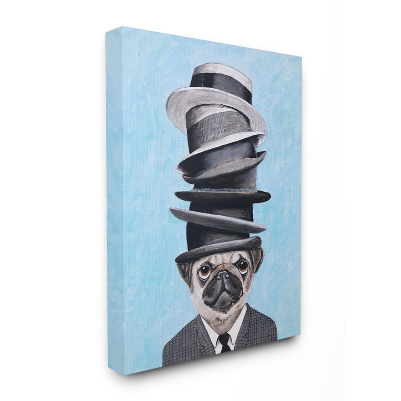 Art sur toile Sofiane, H 20 po x l 16 po x P 1,5 po, Toile tendue