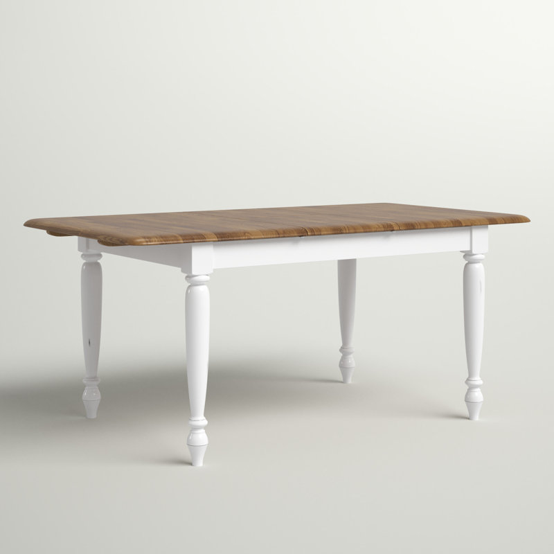 Kinsler Rubberwood Solid Wood Dining Table
