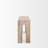 Landry Solid Reclaimed Wood Console Table with Whitewash Finish and Blush Undertones