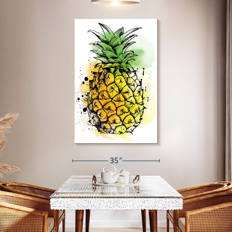 Ananas tropical, H 51 po x l 34 po