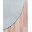 Tapis contemporain Mangine couleur sarcelle