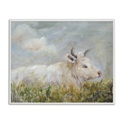  Art de giclée encadrée par un bouvillon de soleil subtil par Amanda Hilburn