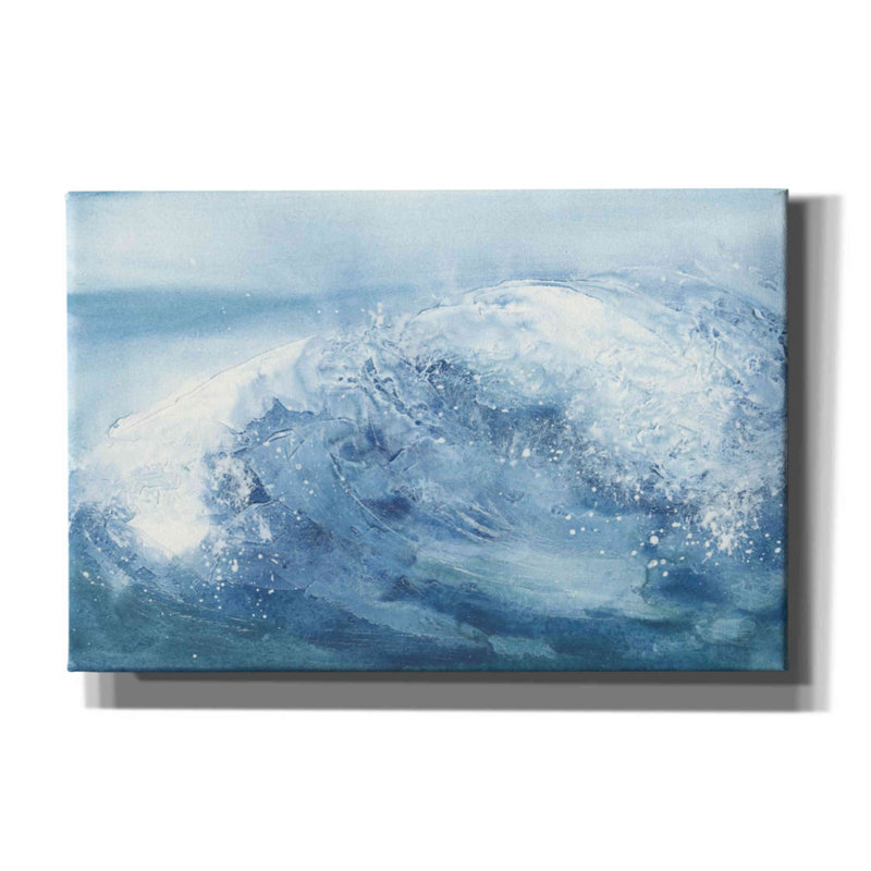 «In The Blue IV» par Chris Paschke, estampe numérique sur toile, H 12 po x l 18 po x P 0,75 po