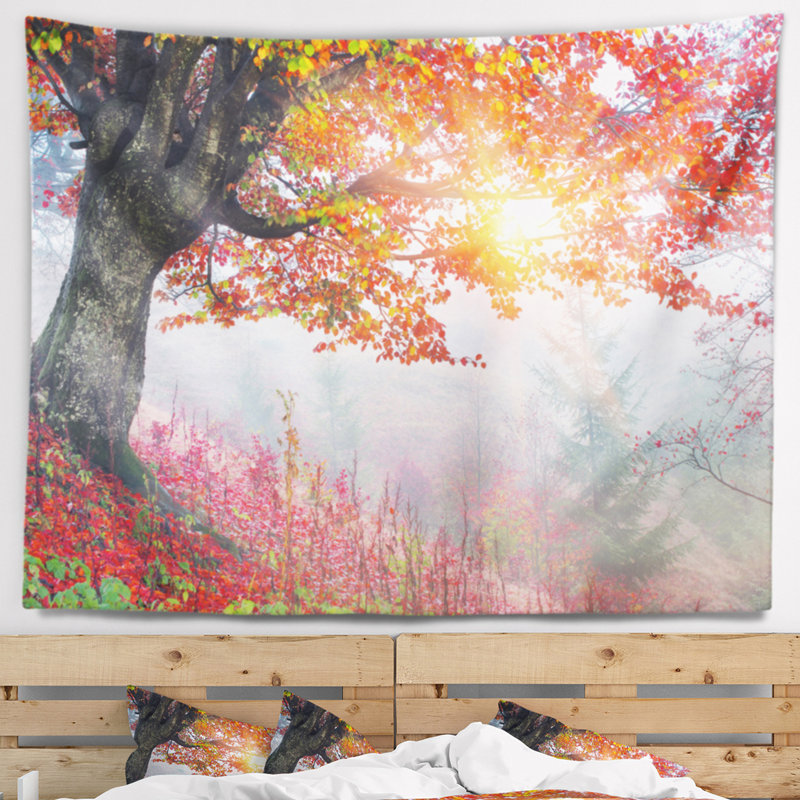 Landscape Polyester Tapestry, 50" H x 60" W
