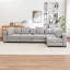 Canapé modulaire rembourré 5 pièces Kempson-1090352076