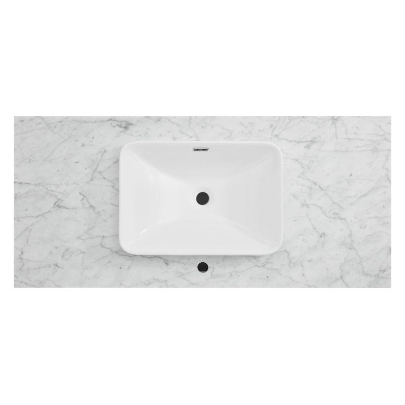 Anahem 48" Single Bathroom Vanity Set, White, 8" Widespread