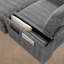 Chaise longue rembourrée l 41,98 po avec porte-gobelets-1963536368