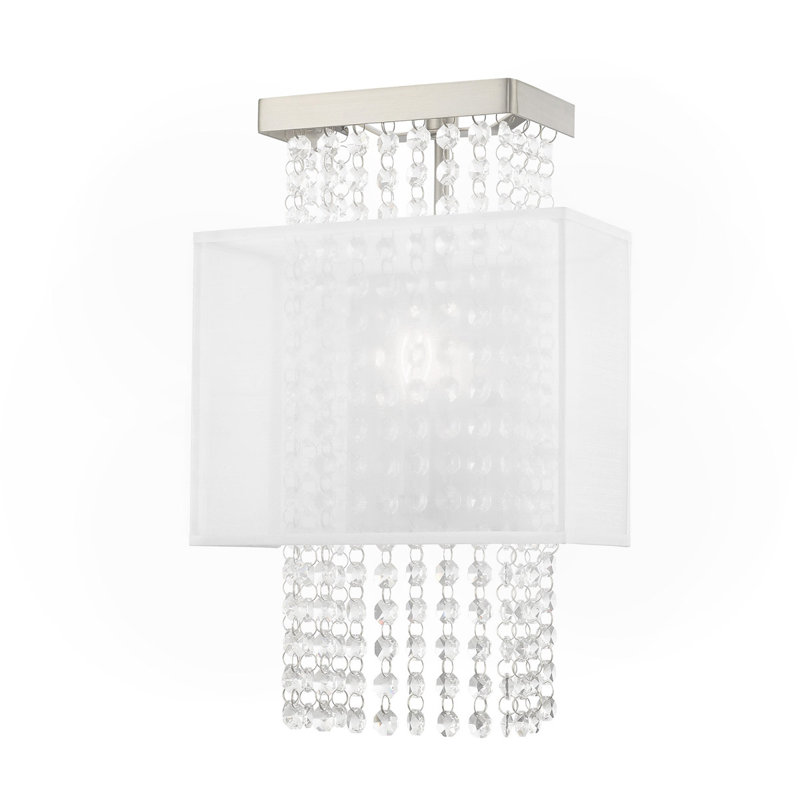 Haney Steel Flush Mounted Sconce