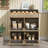 35" Tall Storage Cabinet With 4 Doors-132548603