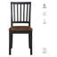 Chaise d'appoint en bois massif Joplin