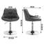 Dequesha Swivel Upholstered Adjustable Height Counter Stool-1525176462