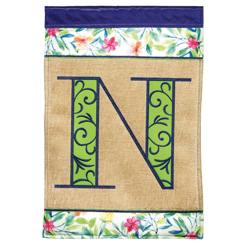 Drapeau de jardin en polyester 2 pi 1 pi 6 po x 1 pi Bitner