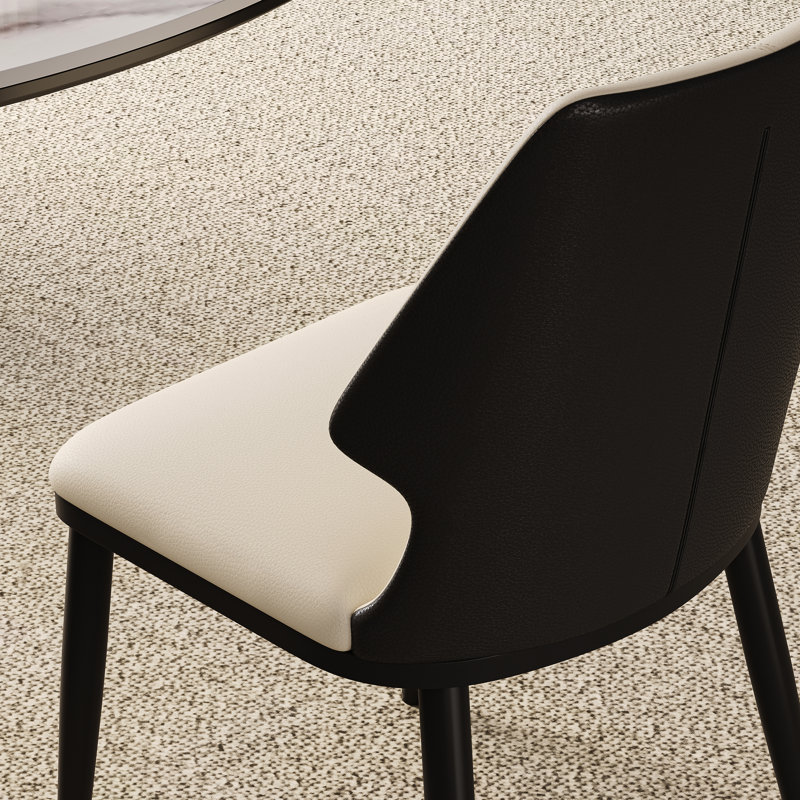 Chaise de salle à manger moderne et grise moderne (2) - Design élégant pour les intérieurs