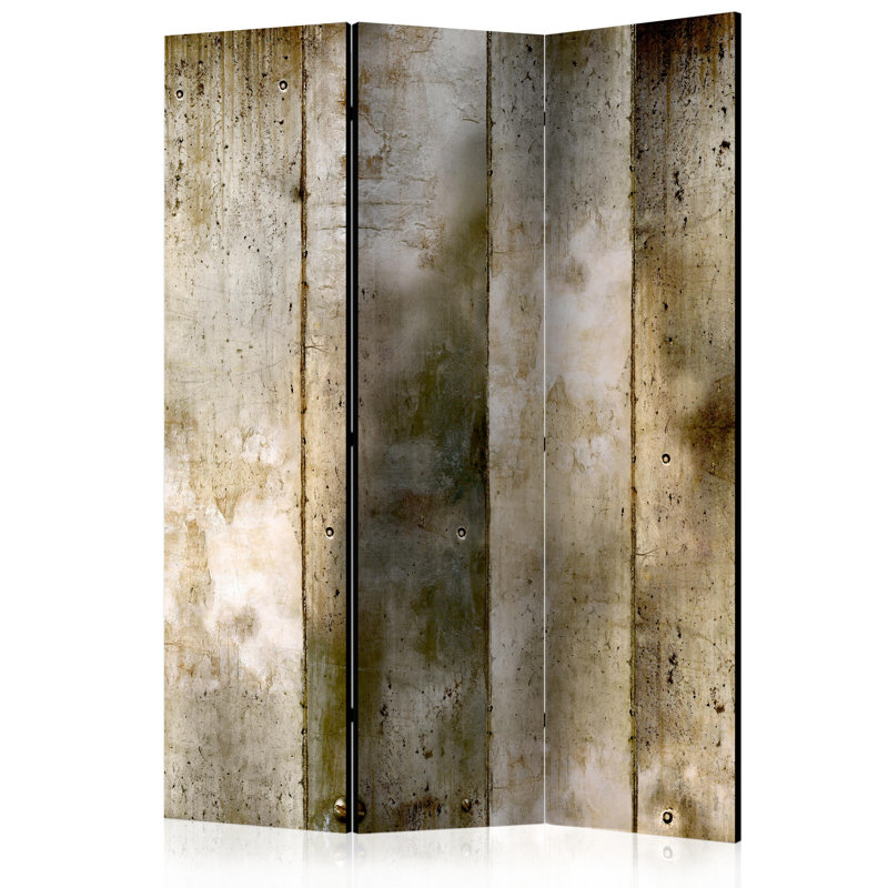 Gullermo 135 cm W x 172 cm H 3 - Panel Solid Wood Folding Room Divider