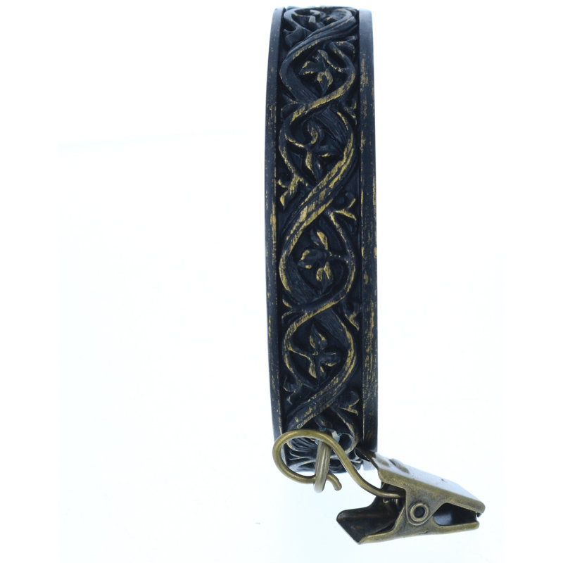 Nathaly Curtain Rings, Burnt Gold