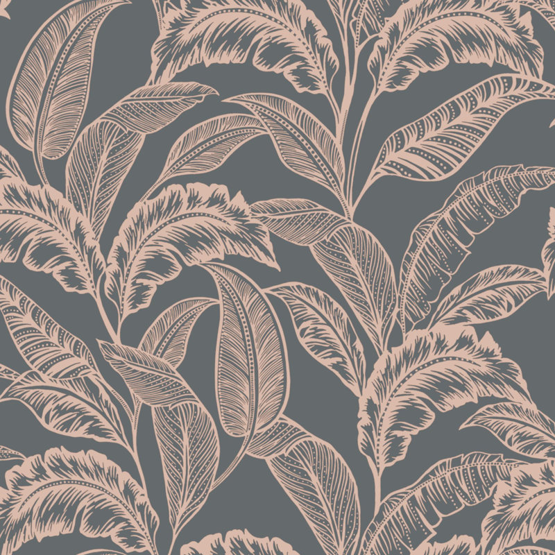 Mozambique 10.05m x 53cm Glimmer Wallpaper Roll, Grey