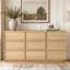 Commode 9 tiroirs en bois avec grand espace de rangement Abbate-768796229