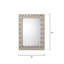 Kaleidoscope Engineered Wood Beveled Wall Mirror