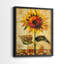 Série FLORAL CDLxxv - reproduction encadrée de qualité supérieure - prête à être accrochée - aucun clou requis-1749652050-1749652048