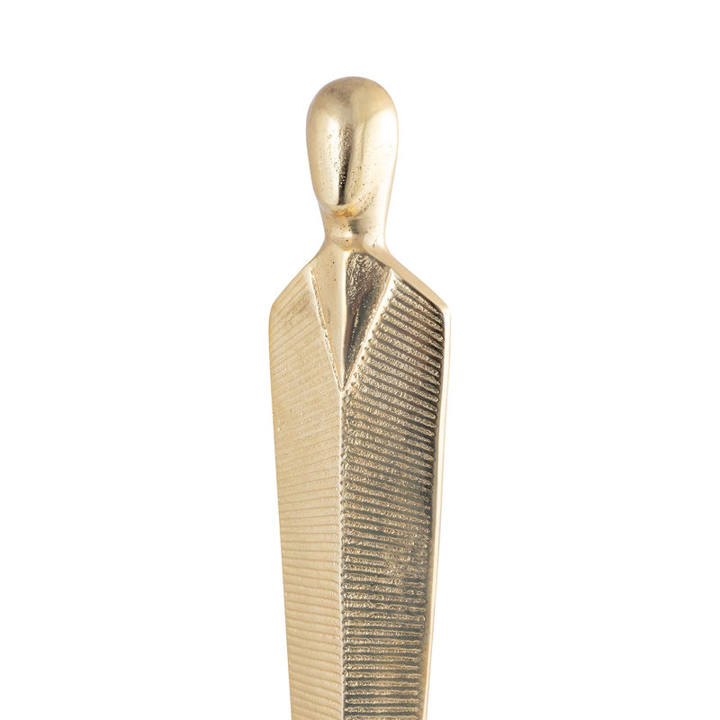 Acelia People Figurines & Sculptures, Gold, 63.7cm H  x 13cm W  x 13cm D