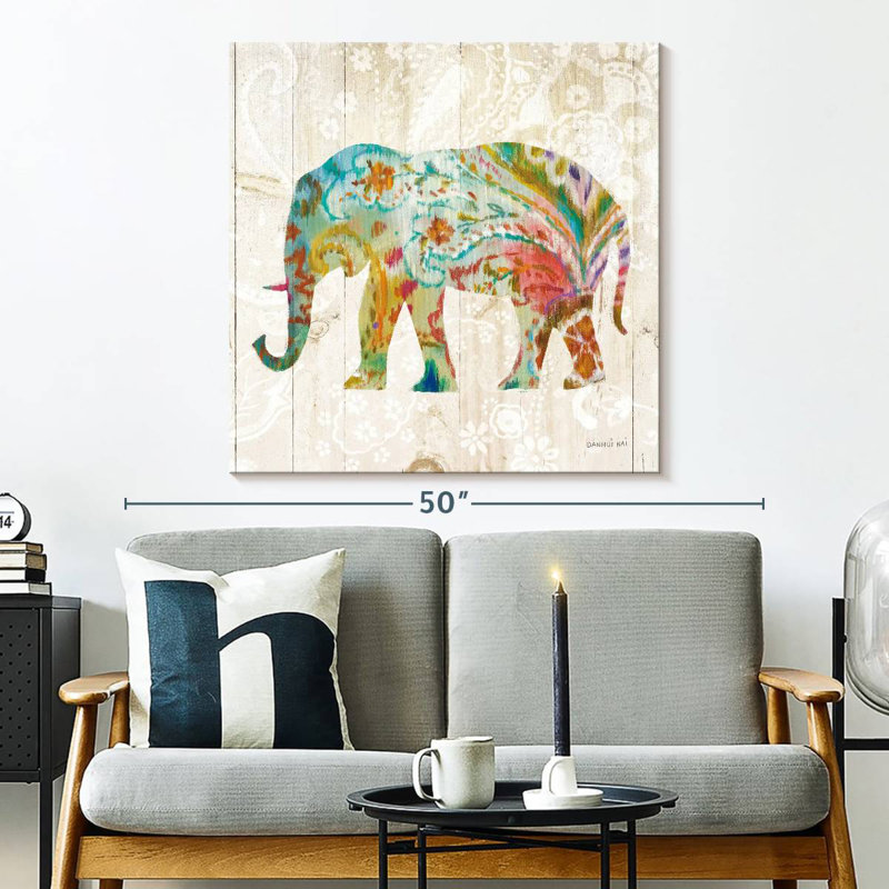 Brampt Boho Paisley Elephant II