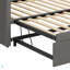 Lit de jour simple avec couchette escamotable allongée, canapé-lit rembourré, conception simple à très simple, parfaite pour la chambre d'amis, velours-1351856231