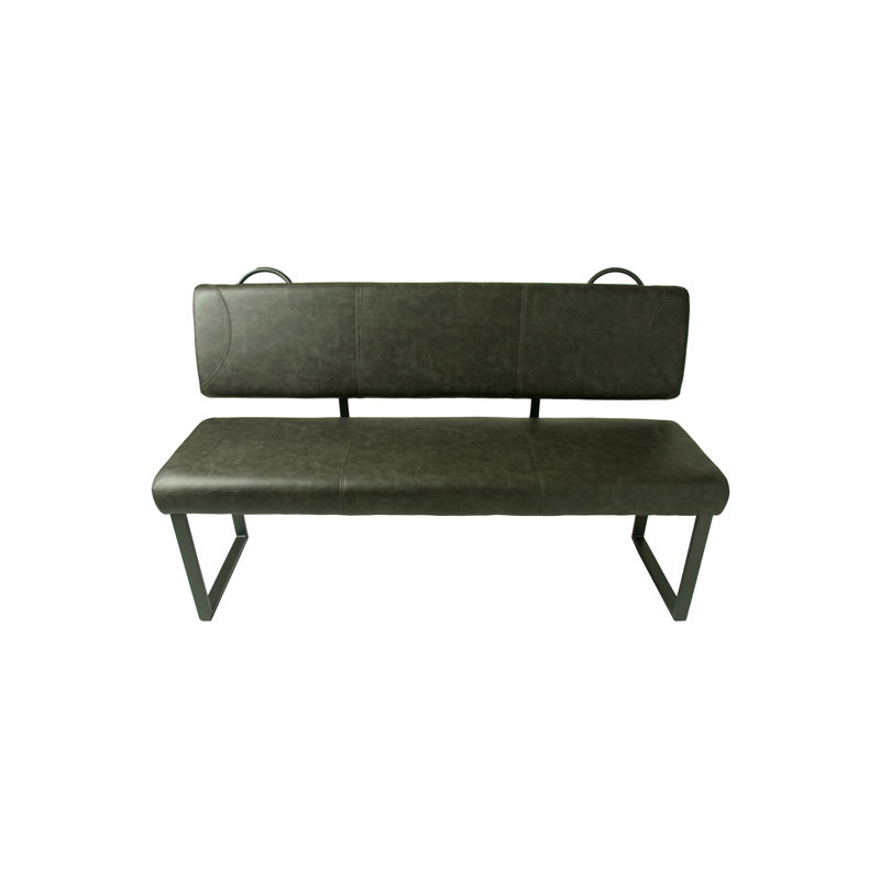 Poulson Back Seat Vegan Leather, Grey