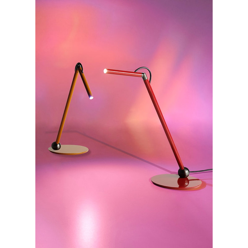 Calamaio LED Desk Table Lamp, Red