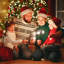 Chapeau de père Noël 1 pièce Jyvon