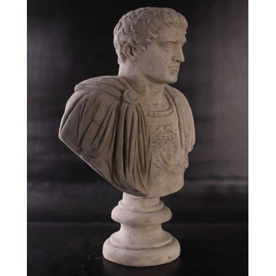 Statue buste de gladiateur grandeur nature