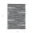 3' X 5' Gray And Ivory Striped Washable Indoor Outdoor Area Rug