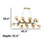 Lustre unique 16 lumières