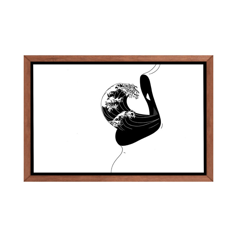 «Storm», reproduction d'art, H 26 po x l 40 po x 1,5 po, Cadre bois classique