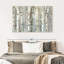 «Birch Wood Meadow», 3 pièces sur toile-98563155