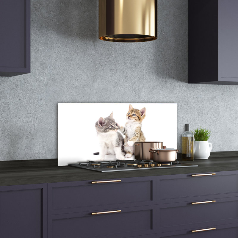 Louwana 50cm W x 100cm L Glass Peel and Stick Panel